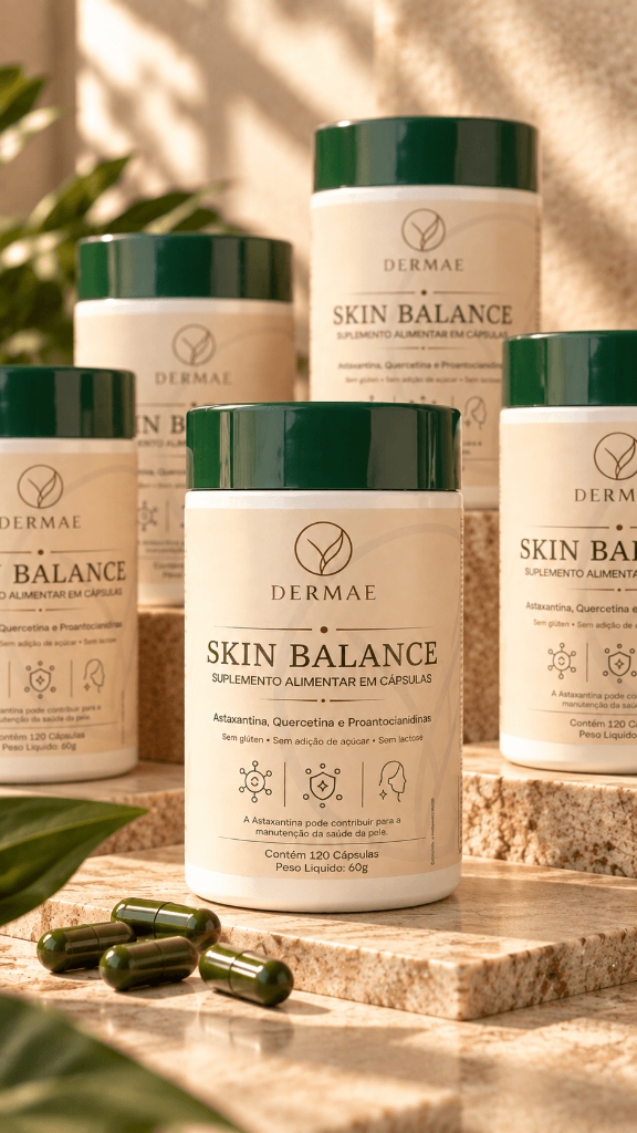 Skin Balance Suplemento Alimentar em Cápsulas — DERMAE Home Care